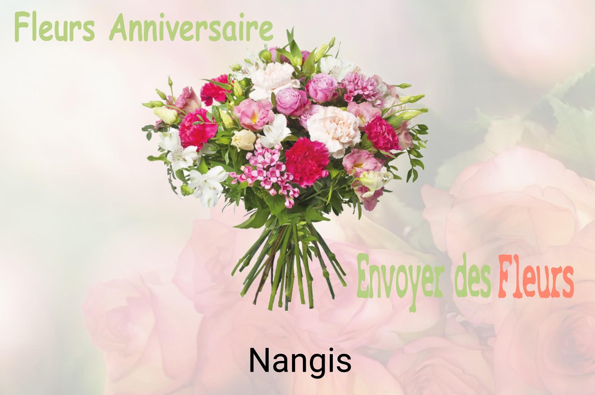 Bouquet de fleurs d’anniversaire livré à Nangis