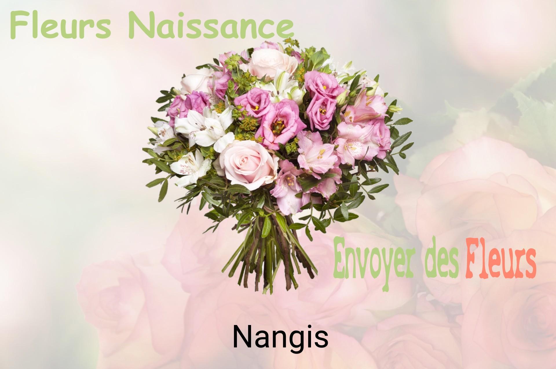 Bouquet de fleurs de naissance livré à Nangis